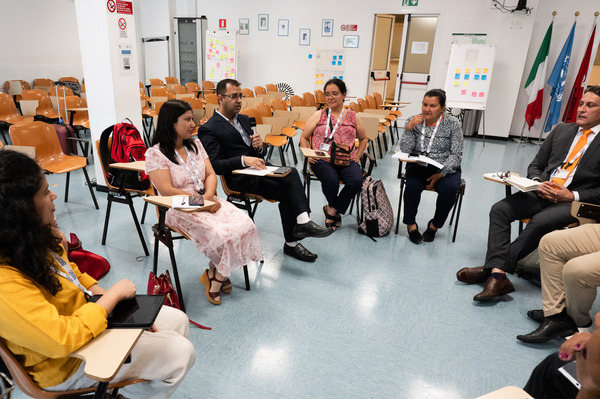 Group discussions at the 11th AAAS-TWAS Course on Science Diplomacy. (Photo: G. Ortolani/TWAS)