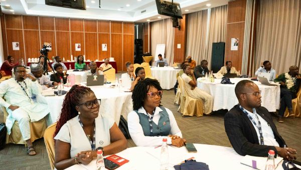 Participants listen to the presentations in Ghana. (Photo: G.Ortolani/TWAS)