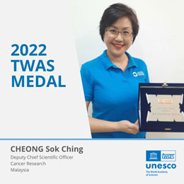 Sok Ching Cheong, 2022 TWAS Medal recipient