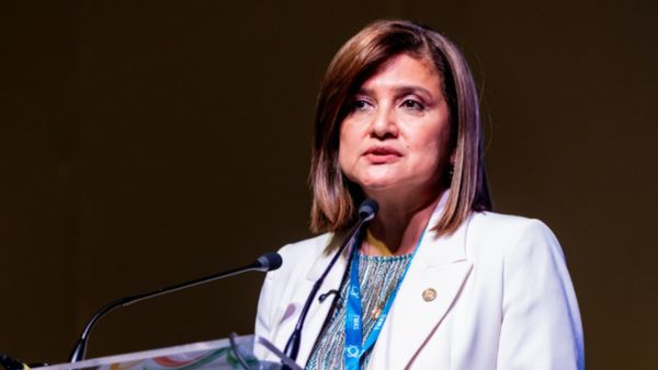 Karin Herrera at 17th TWAS General Conference. (Photo: Mario Marques)