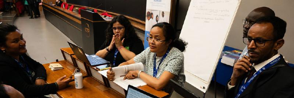 Photo: Breakout group during the IPCC-TWAS workshop