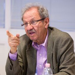 Professor Jacob Palis speaking at the 31st Meeting of the TWAS Council, 20 November 2011, Trieste, Italy. (Photo: TWAS/Massimo Silvano, Trieste)