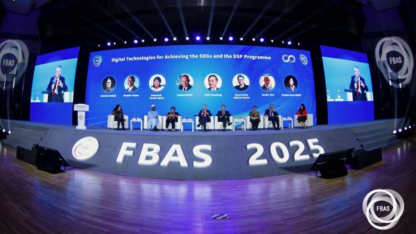 Prof. Abdool Karim joining the open discussion at the 5th International Forum on Big Data for Sustainable Development Goals. (Photo: FBAS)