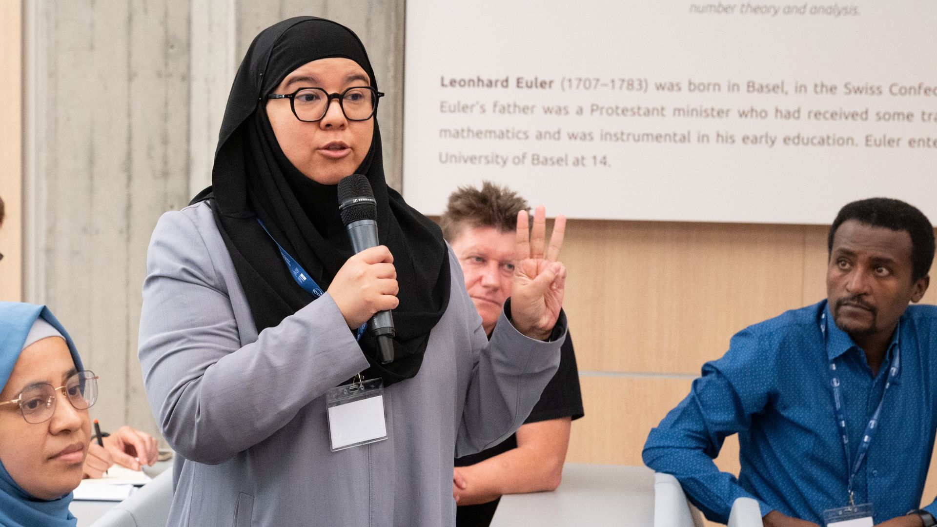 Priscilla Mante during the TYAN workshop. (Photo: G.Ortolani/TWAS)
