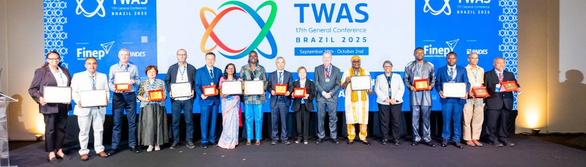 Award recipients at 17th TWAS General Conference. (Photo: Mario Marques)